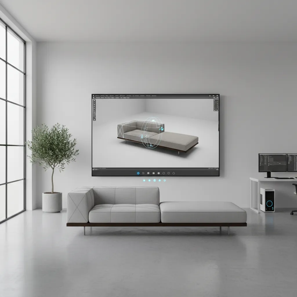 interactive 3D furniture product visualization used in online retail