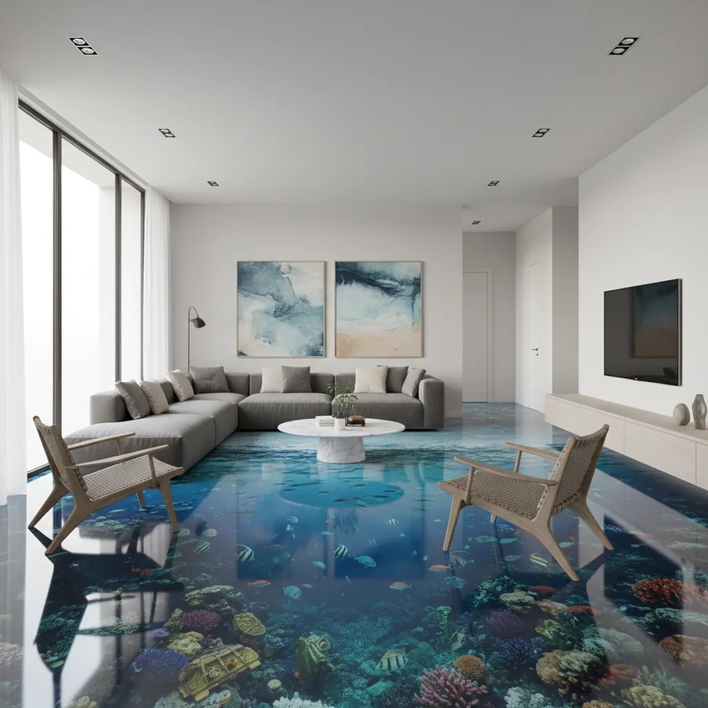 How to Choose the Best 3D Epoxy Flooring Design for Each Room