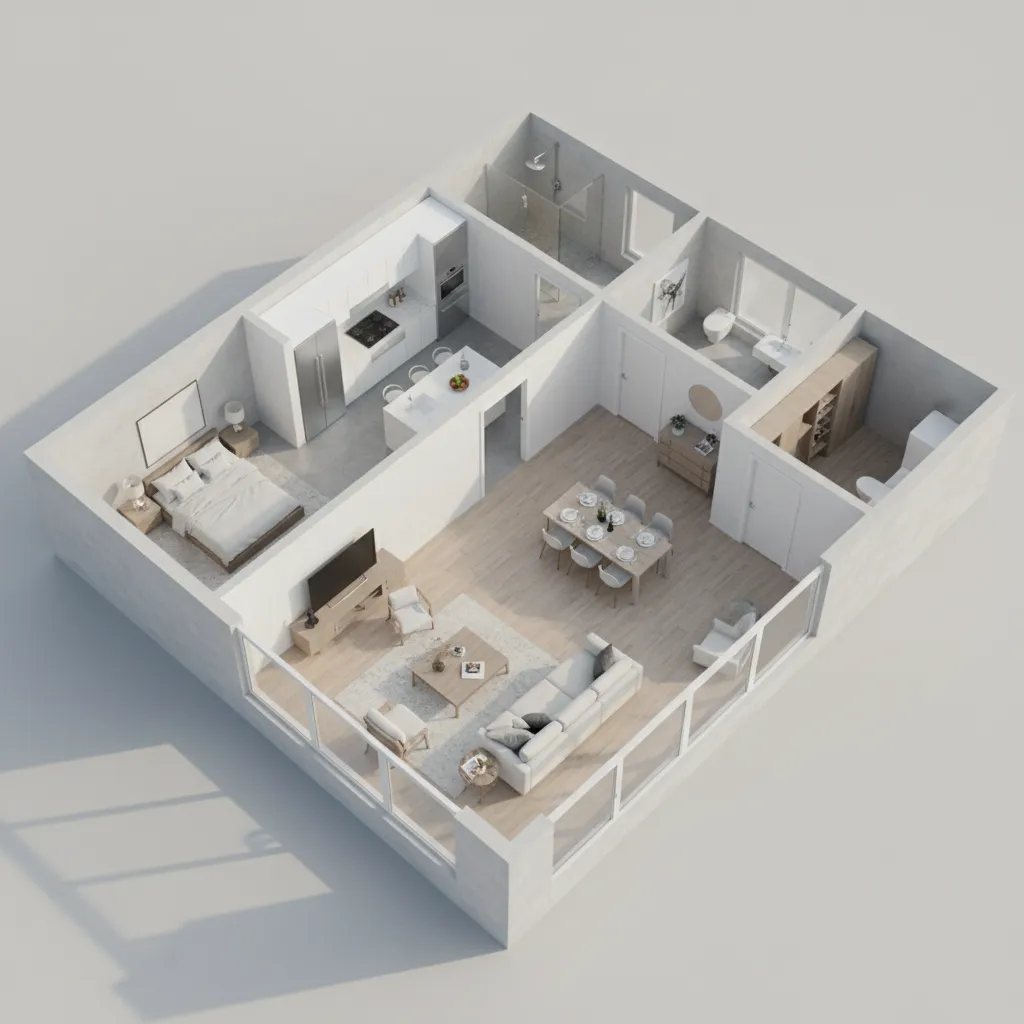 Industry Workflows for 3D Floor Plan Creation in Architecture and Real Estate