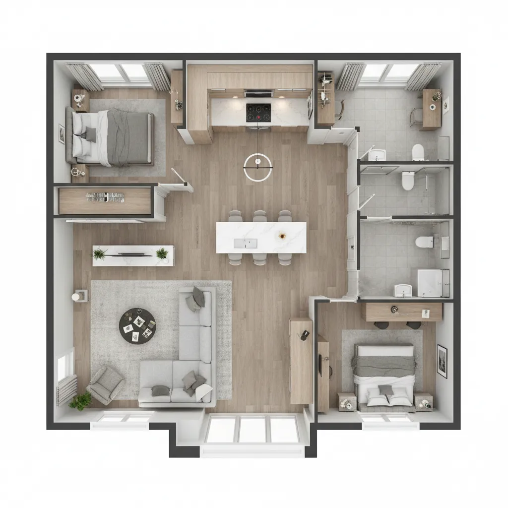 Exploring 3D Floor Plan Design