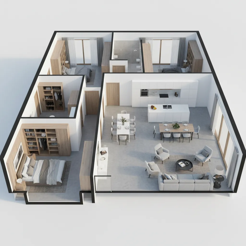 Using 3D Floor Plans to Evaluate Layout Options