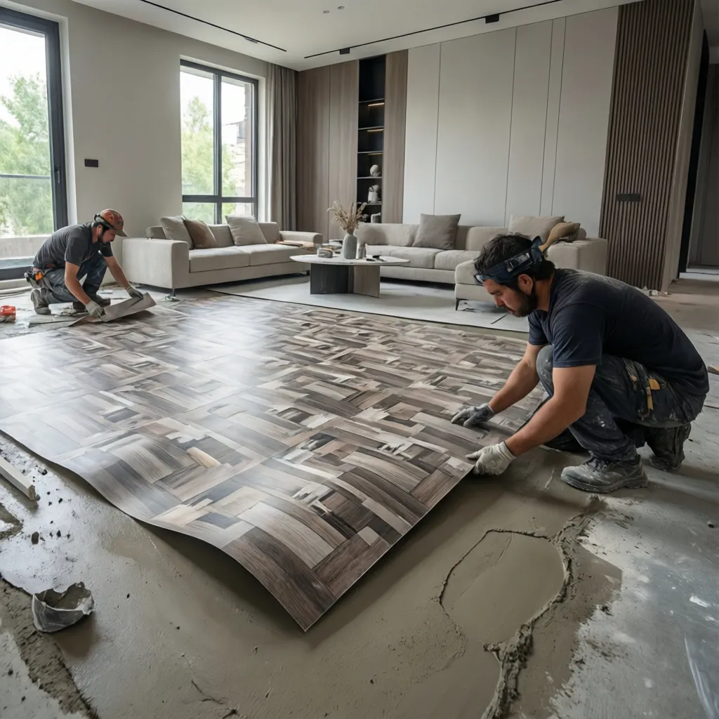 How to Improve Adhesion of 3D Floor Wallpaper on Rough Concrete