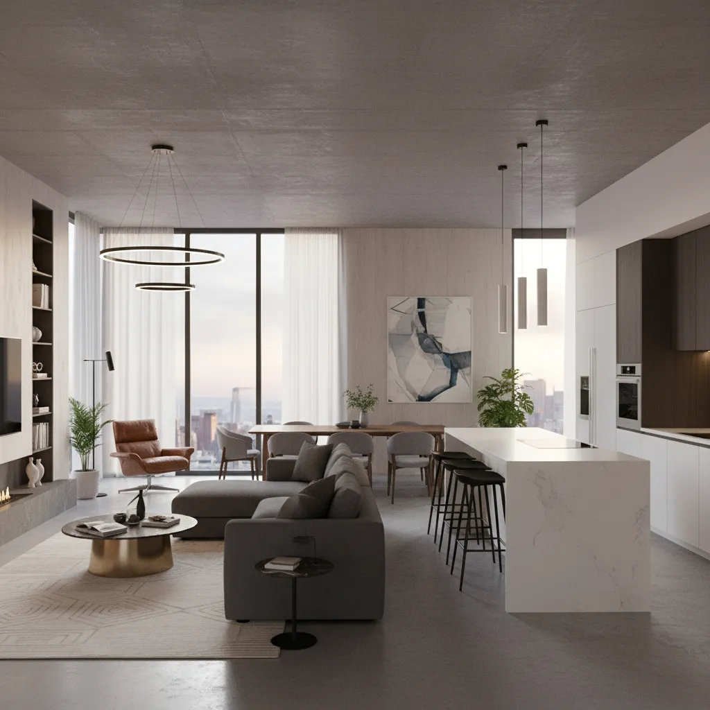 Vista 3D de una casa diseñada en un juego de interiorismo