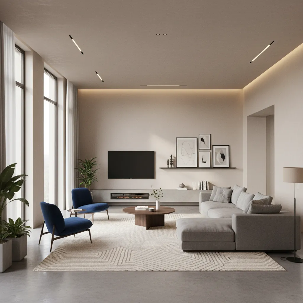 Visualización 3D de una casa generada por software de diseño