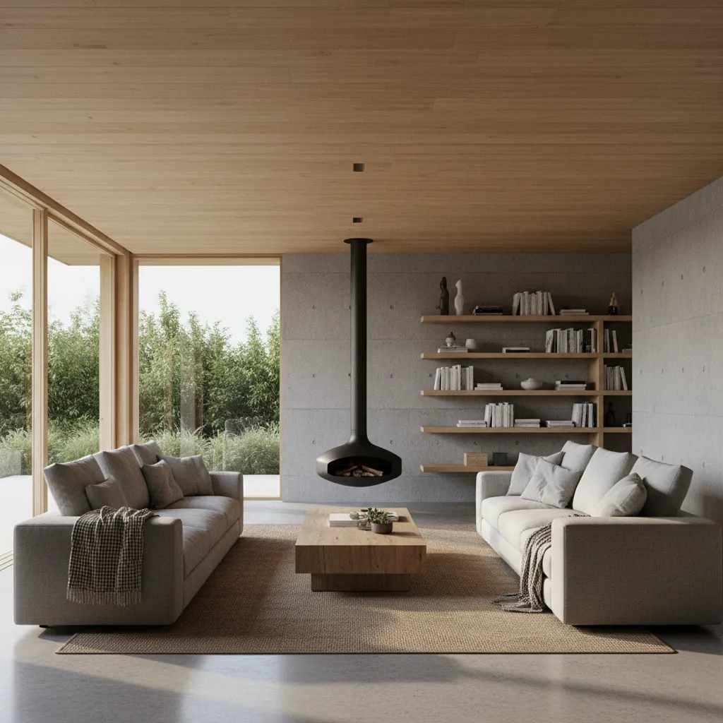 Visualización 3D de una casa generada con software de diseño interior