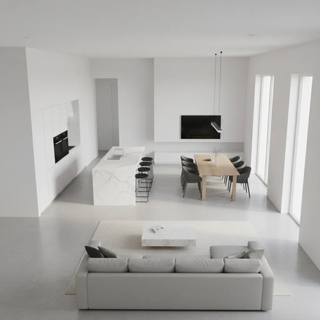 3D floor plan layout used for renovation planning