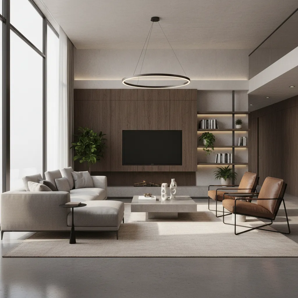 Visualización 3D de una casa generada con software de diseño