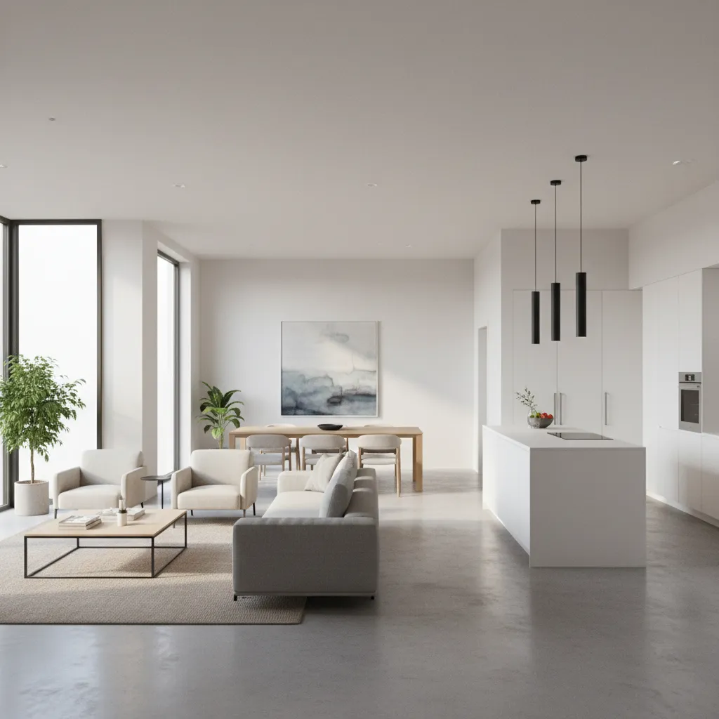 3D preview of home interior generated from a floor plan design app