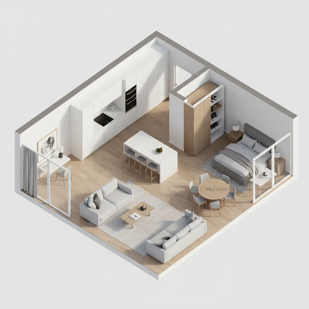 How Real Estate and Interior Design Use 3D Isometric Floor Plans
