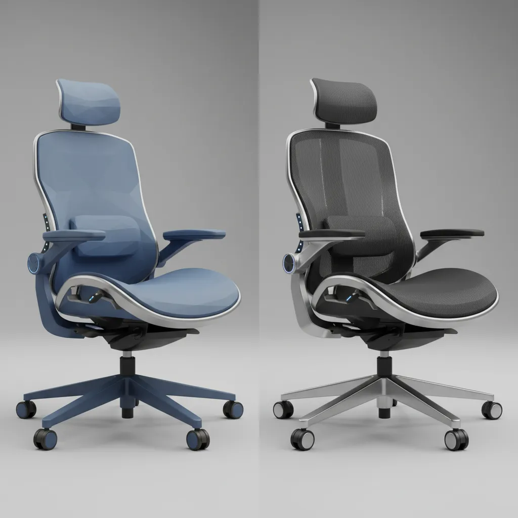 Comparison between low detail prototype model and refined 3D model stage