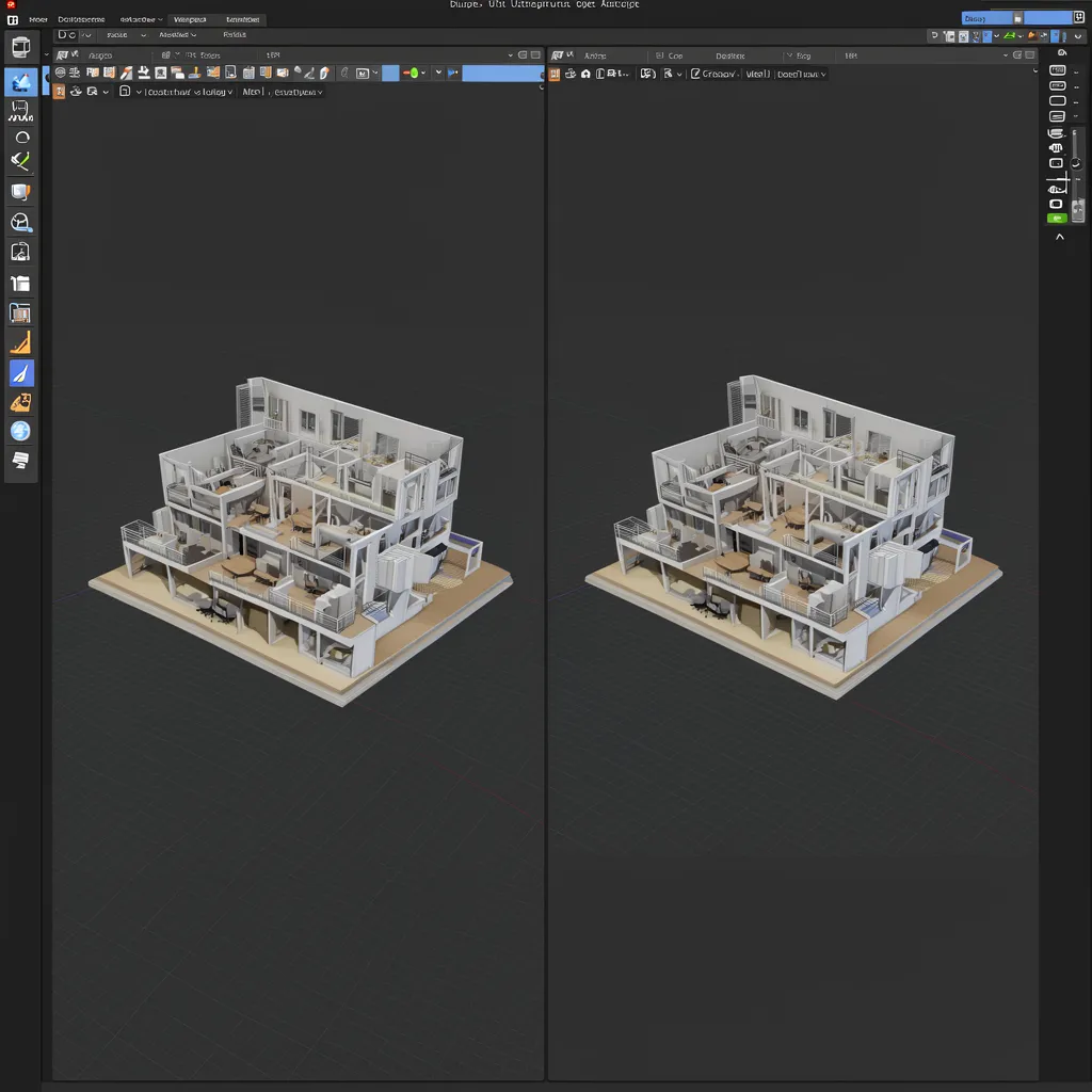 comparison of incorrectly scaled and correctly scaled 3D models