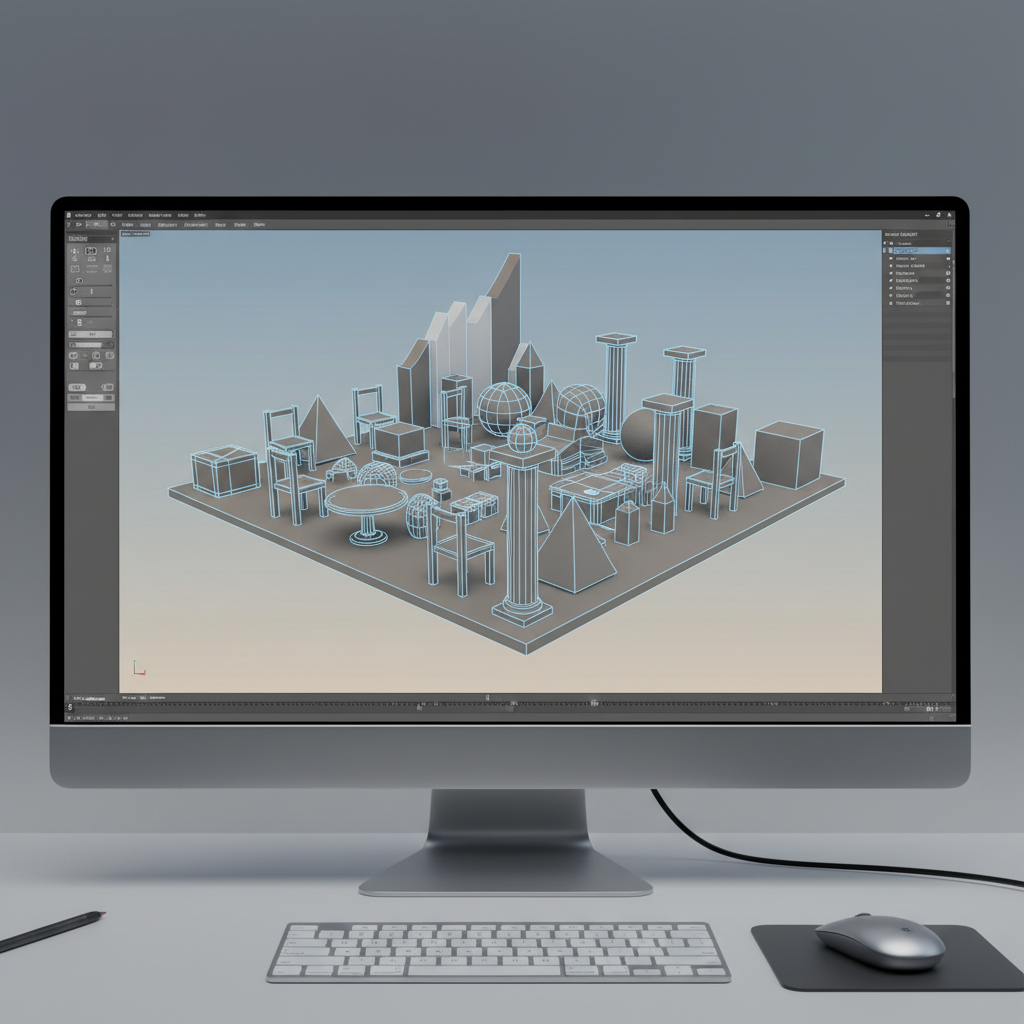 Object Selection Methods in 3D Modeling Compared