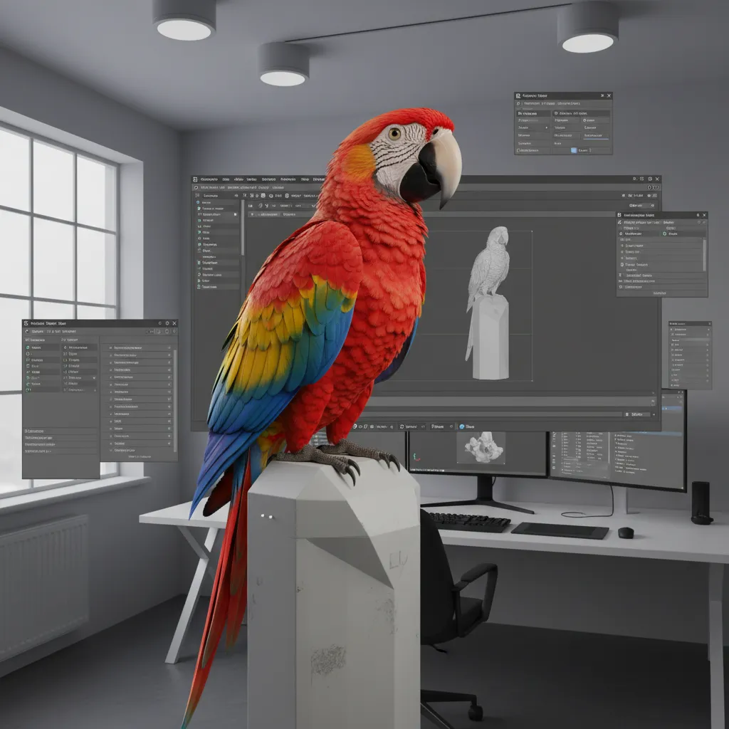 Best Software and Tools for Creating a 3D Parrot Model