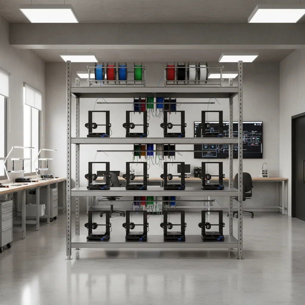 How Professional Print Farms Arrange 3D Printers