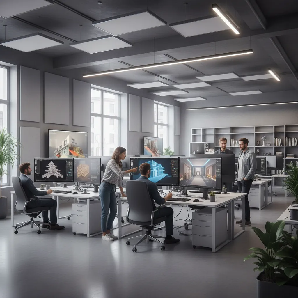 3D production pipeline with modeling texturing lighting and rendering stages