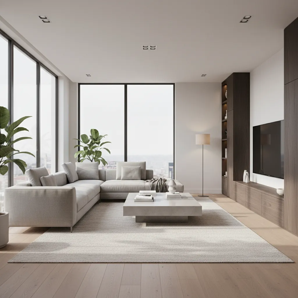 High quality architectural render produced using a professional 3D render engine