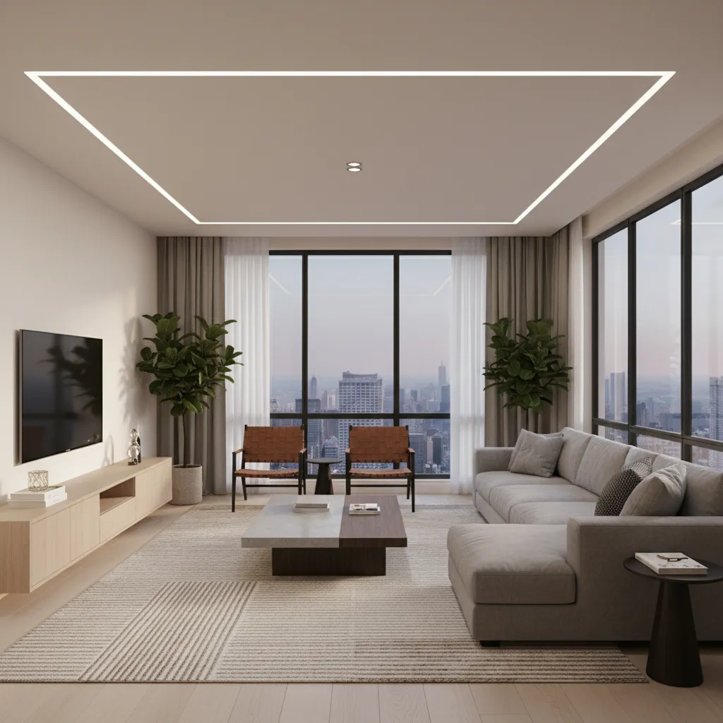 3d room layout visualization created with floor plan software