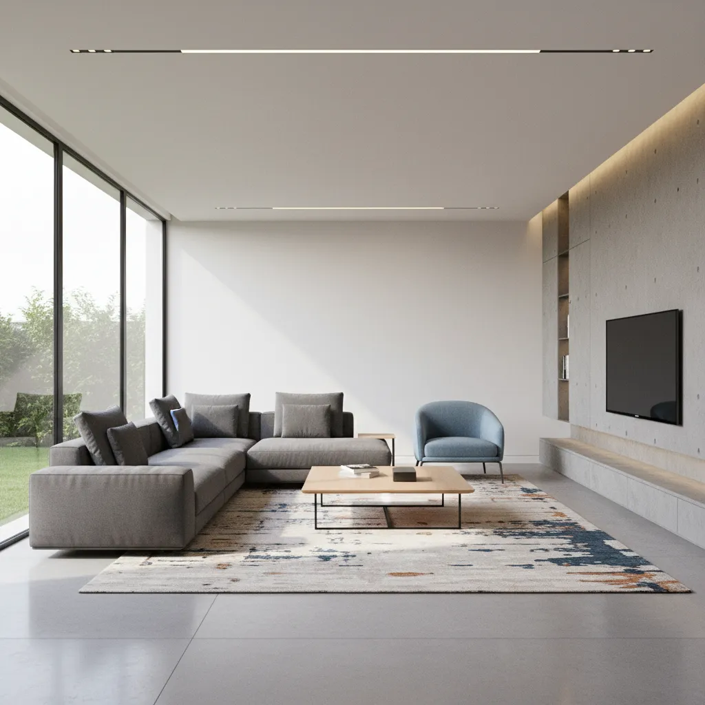 3D room visualization generated from a floor plan app showing furniture and layout