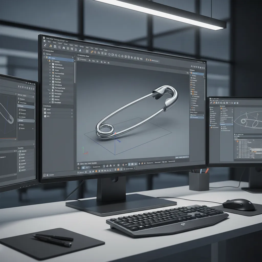 Best File Formats for a 3D Safety Pin Model: How to choose the right export format for sharing, rendering, or 3D printing a 3D safety pin model without losing precision