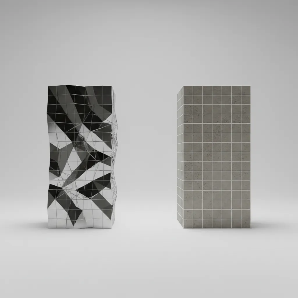 example of reflective object causing distorted 3D scan mesh