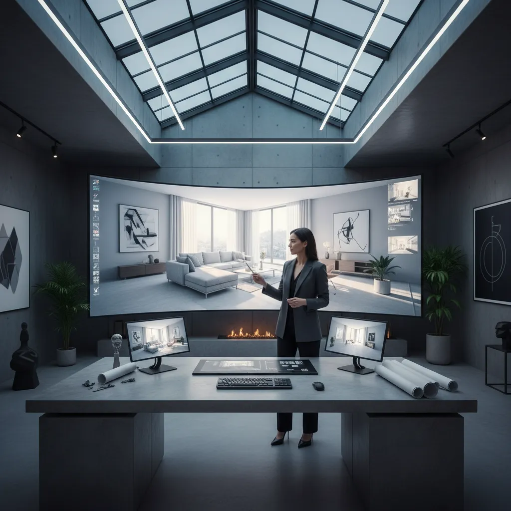 Planificación de distribución interior en modelo 3D