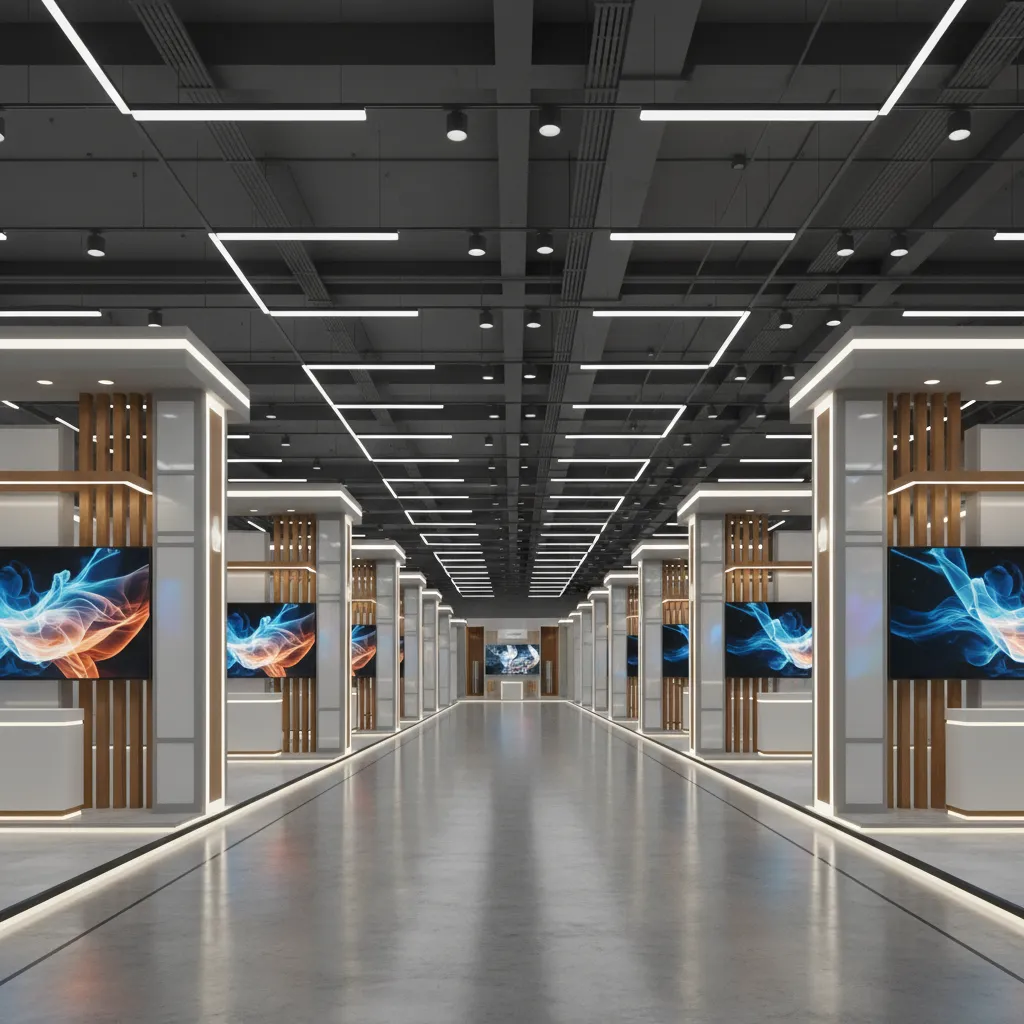 3D visualization of trade show exhibition booth layout