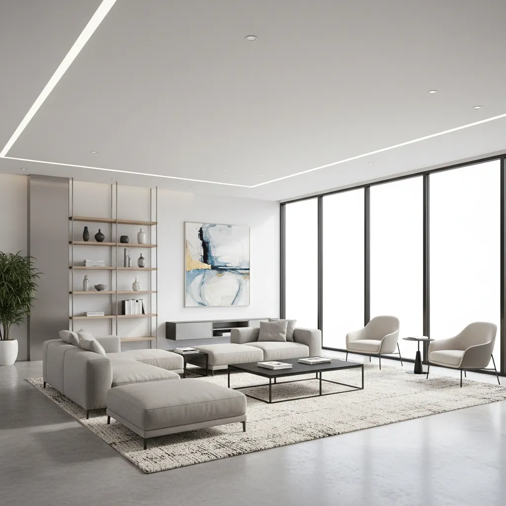 Hình ảnh 3D nội thất nhà 200m2 trước khi thi công