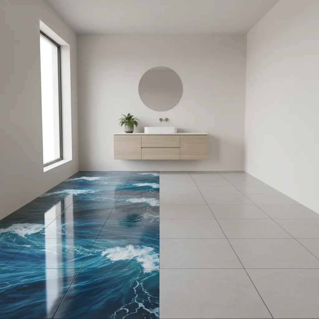 3D Bathroom Tiles vs Regular Tiles: 5 Key Differences: A real designer’s comparison of 3D bathroom floor tiles and traditional tiles, including cost, durability, maintenance, and visual impact.