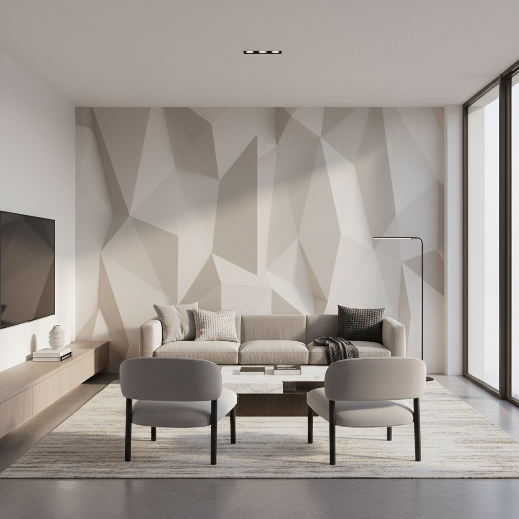 Living Room Feels Flat? 3D Wallpaper Designs That Add Depth