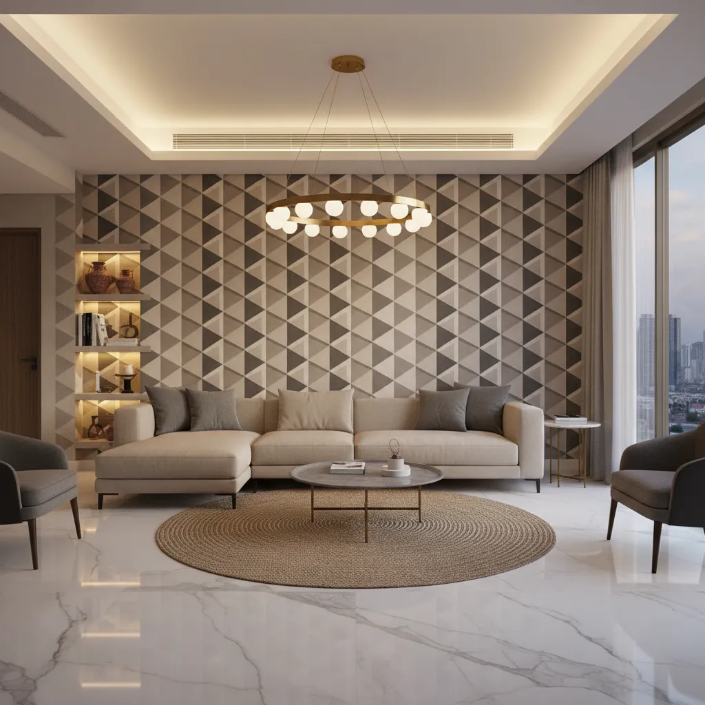 3D Wallpaper Designs for Living Room India: Modern Ideas That Actually Work