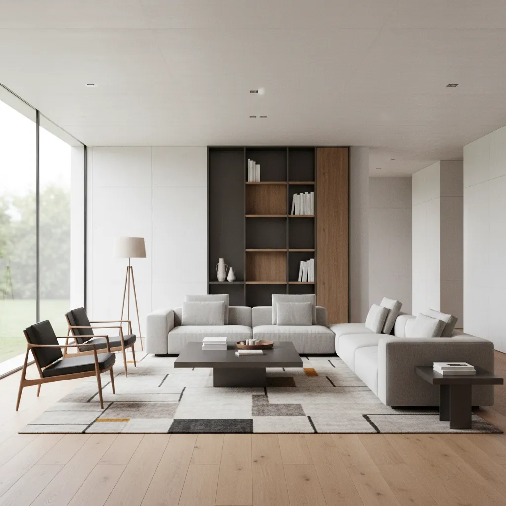 Large interior scene optimized in 3ds Max with simplified geometry and clean viewport performance