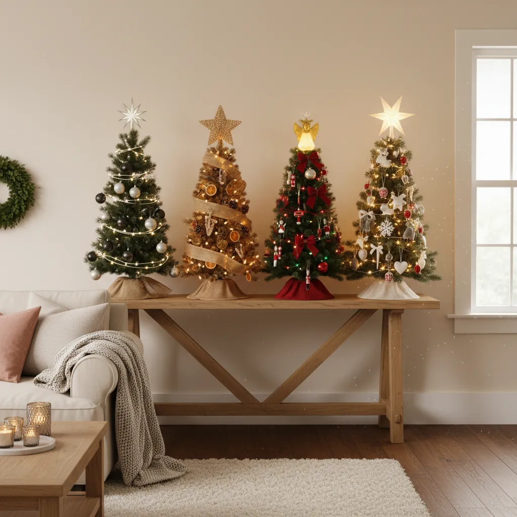 3ft Christmas Tree Decorating Ideas: Style Themes Compared