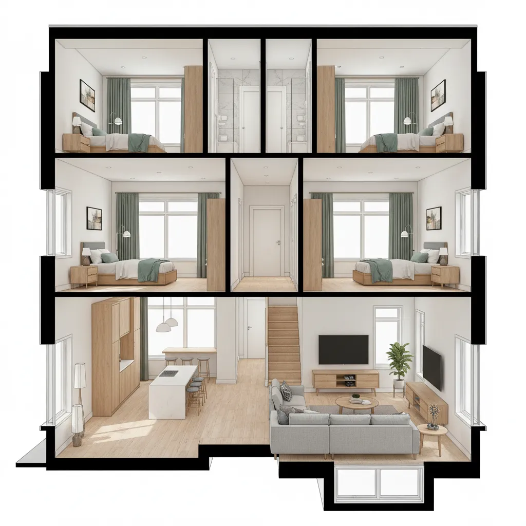 Typical Size of 4 Bedroom Houses