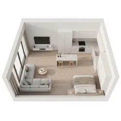 Optimize a 480 Sq Ft Floor Plan Using 3D Layout Visualization