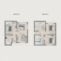 490 Sq Ft Apartment Floor Plan vs 500 Sq Ft Layout Efficiency Compared