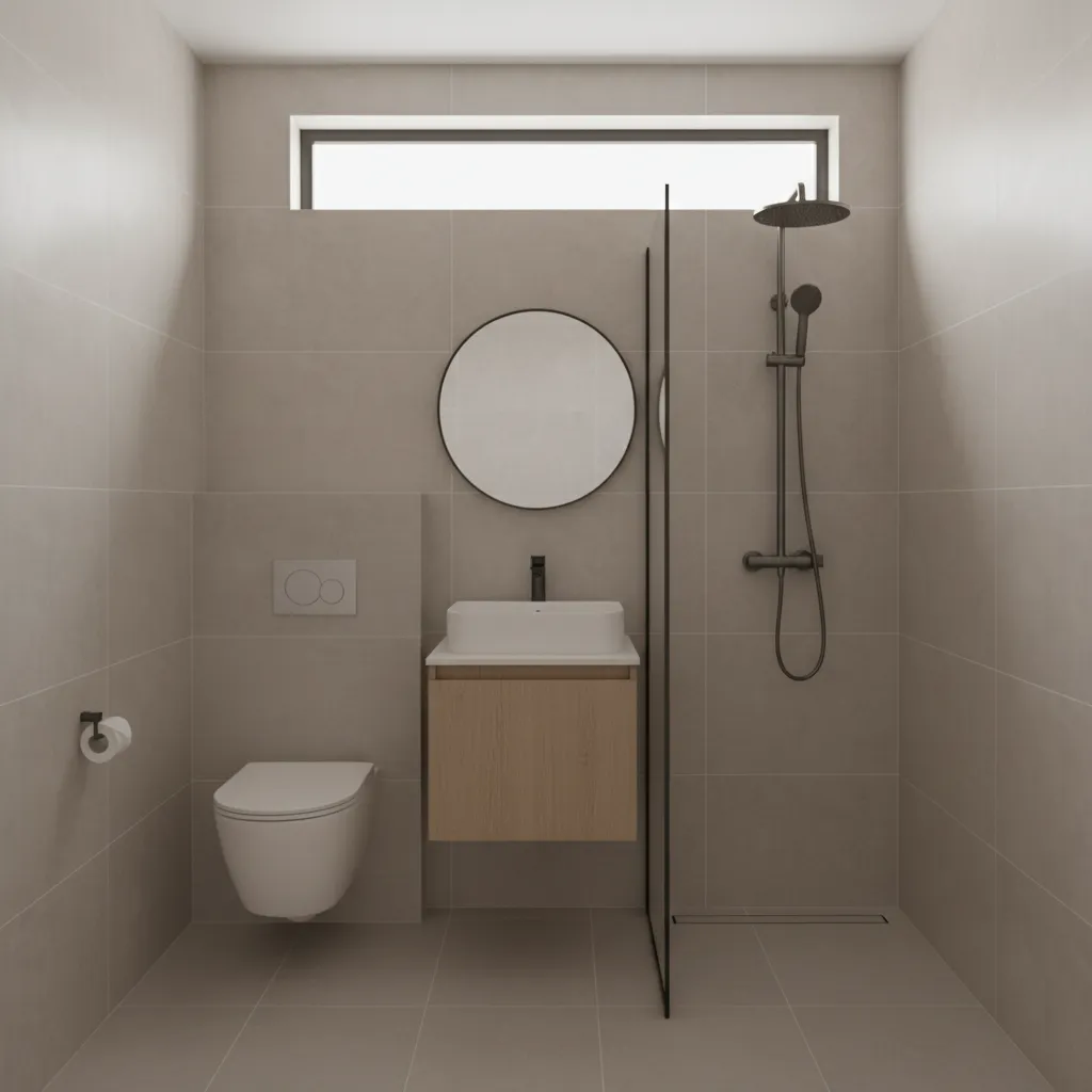 Choosing Fixtures That Fit a 4x8 Bathroom Without Crowding: A practical fixture sizing guide for toilets, vanities, and showers that actually work inside a tight 4x8 bathroom layout.