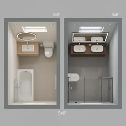 4x8 Bathroom Layout vs 5x8: Space Efficiency Comparison
