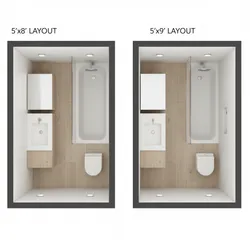 5x9 vs 5x8 Bathroom Layout: Space Efficiency and Fixture Placement Compared