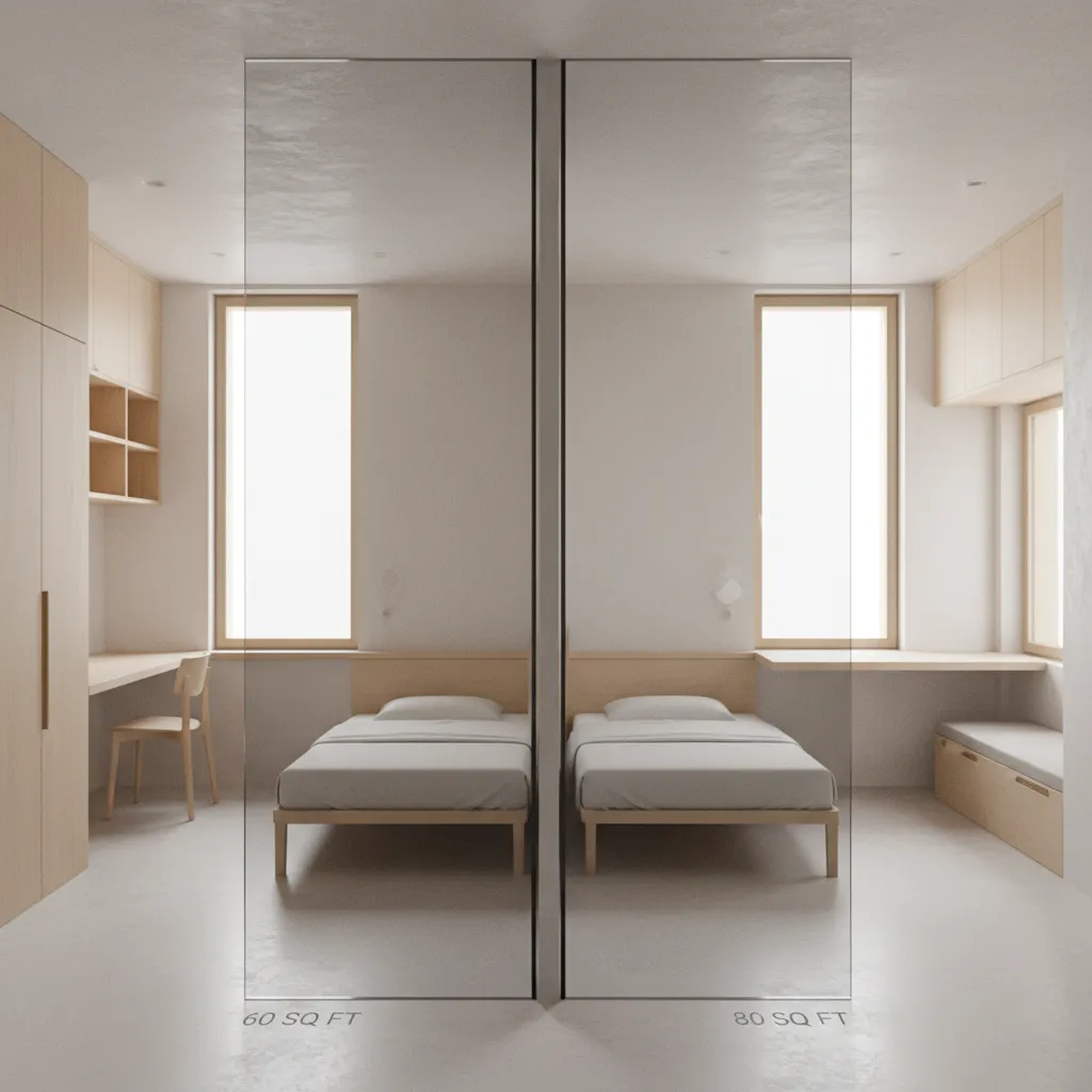 60 vs 80 Sq Ft Room: 5 Cost & Space Insights