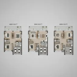 6000 Sq Ft Floor Plan vs 4000 and 5000 Sq Ft Homes: Layout Differences Explained