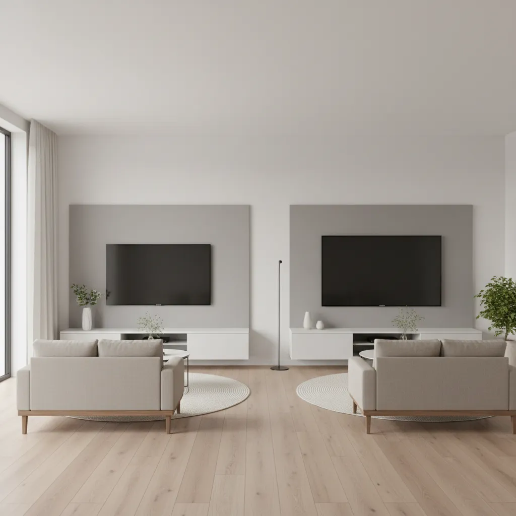 65-inch vs 55-inch TV in a Small Room: Which Size Actually Works Better?: A practical comparison of viewing distance, layout limits, and real design trade‑offs in compact living rooms.