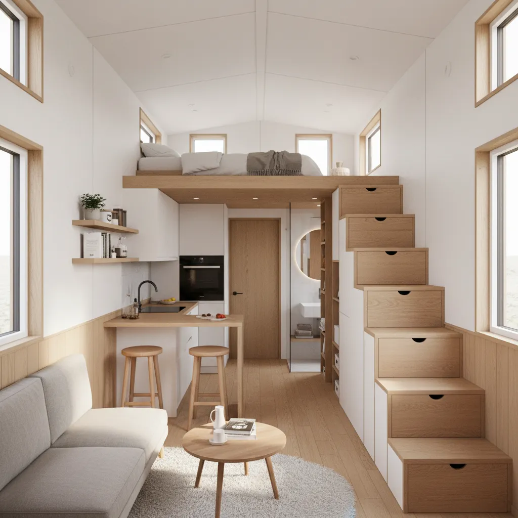 How to Optimize the Layout of a 700 Sq Ft Tiny House on Wheels