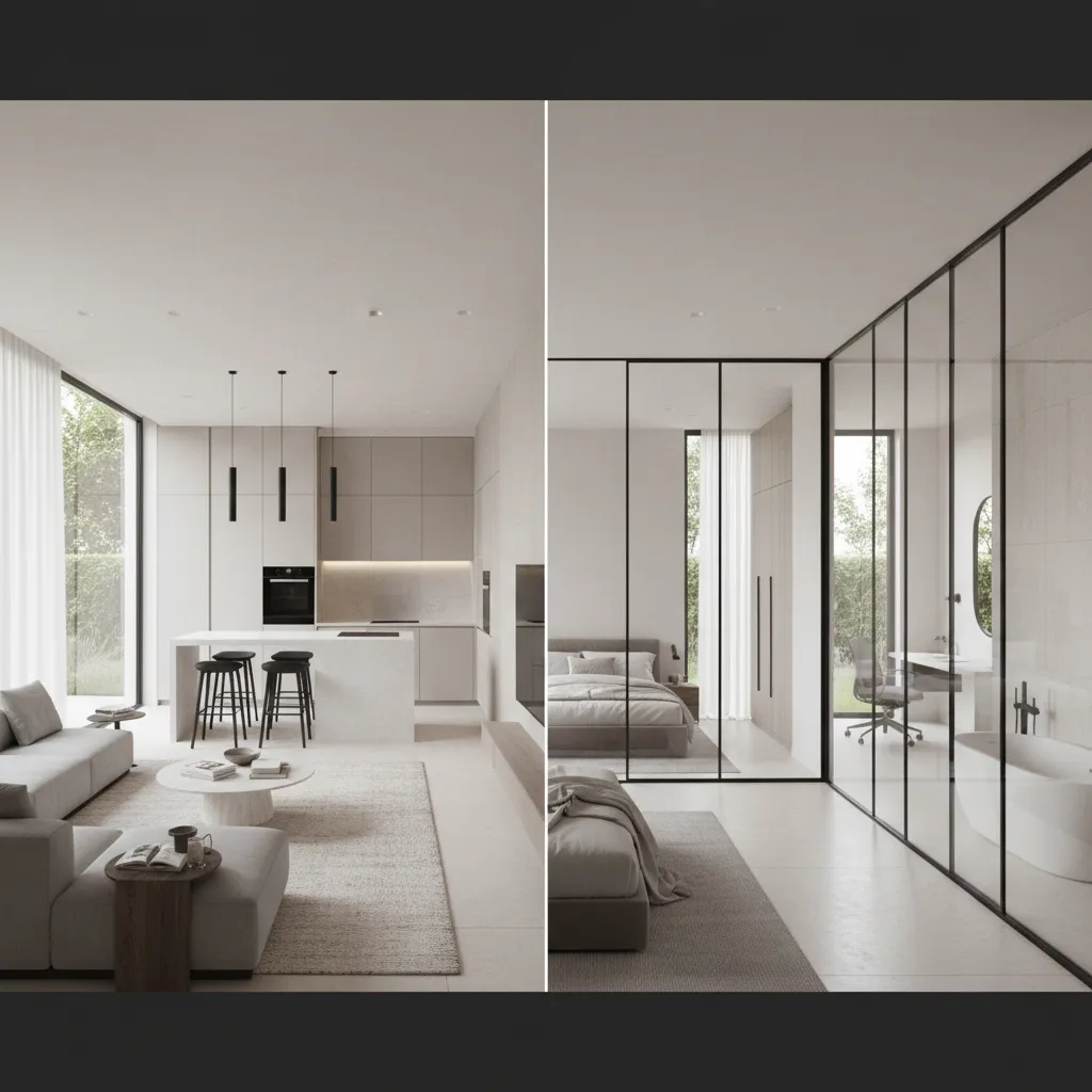 Best Layout Options for a 710 Sq Ft House: Open Plan vs Partitioned Design