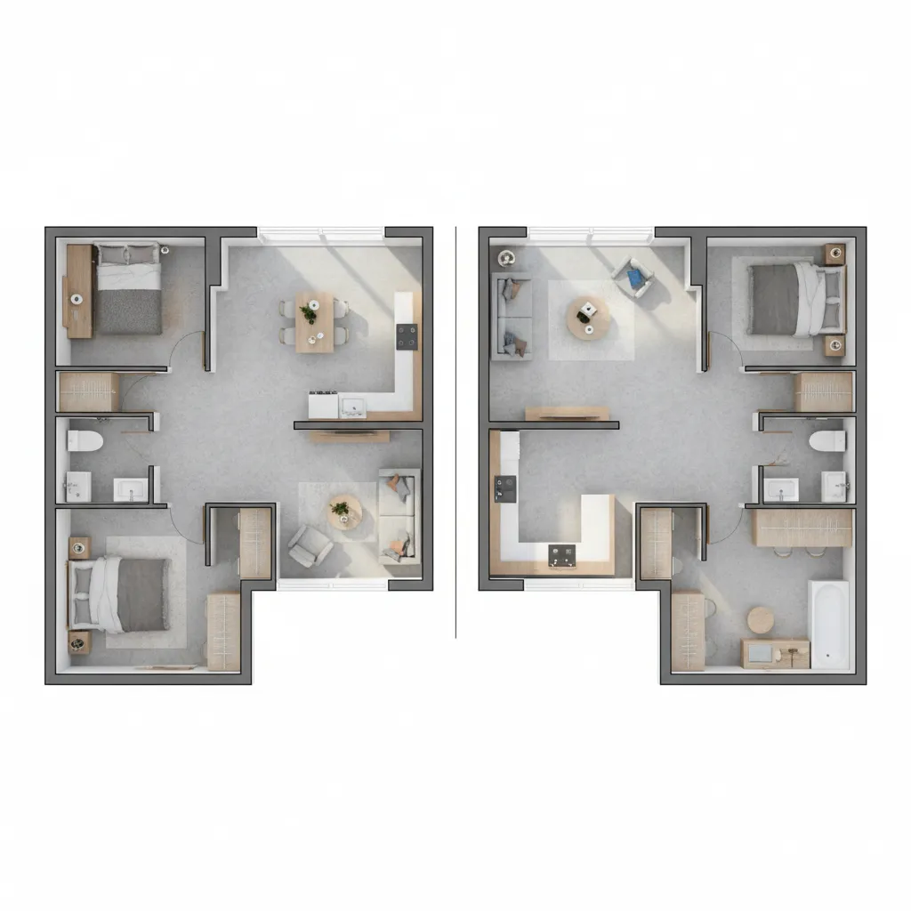 720 Sq Ft Floor Plan vs 800 Sq Ft Floor Plan: Layout Differences and Living Comfort: A practical designer’s comparison of how 80 extra square feet changes layout flexibility, storage, and daily comfort.