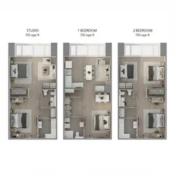 Best 750 Sq Ft House Layouts Compared: 1BHK vs 2BHK vs Studio