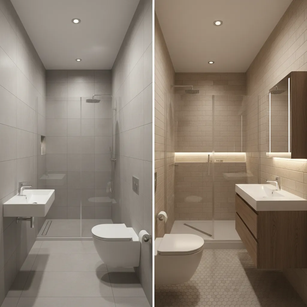 7x4 Bathroom Layout vs Traditional Small Bathroom Layouts