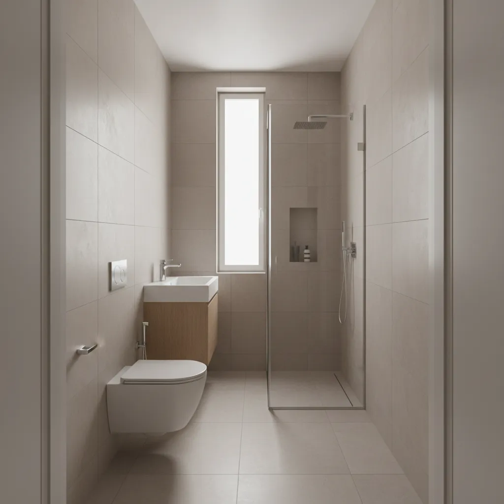 Optimizing Fixtures and Storage in a 7x4 Bathroom Layout