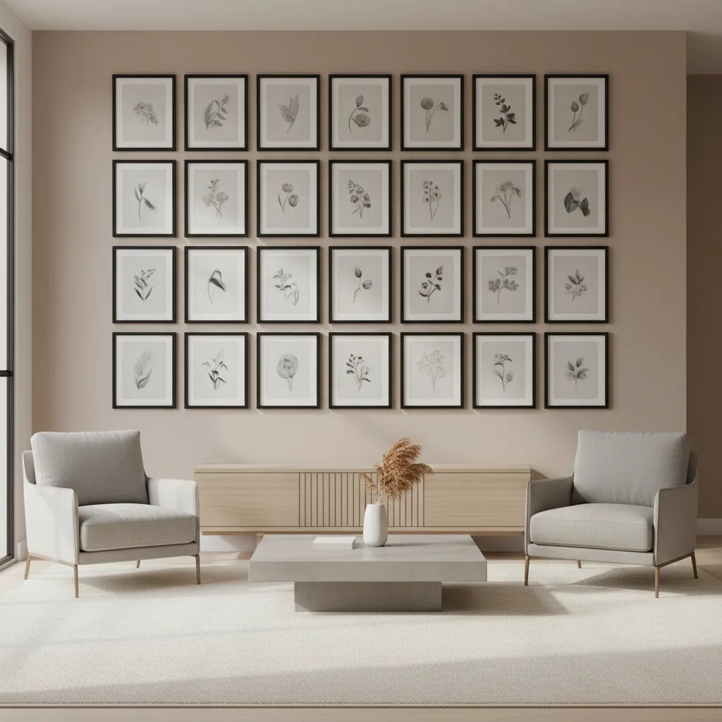 Spacing Rules for Hanging Multiple 8x10 Frames Evenly