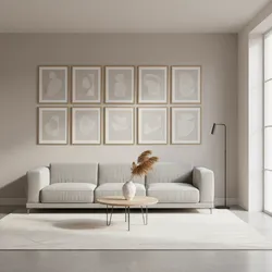 How Interior Designers Arrange Small Photo Galleries with 8x10 Frames