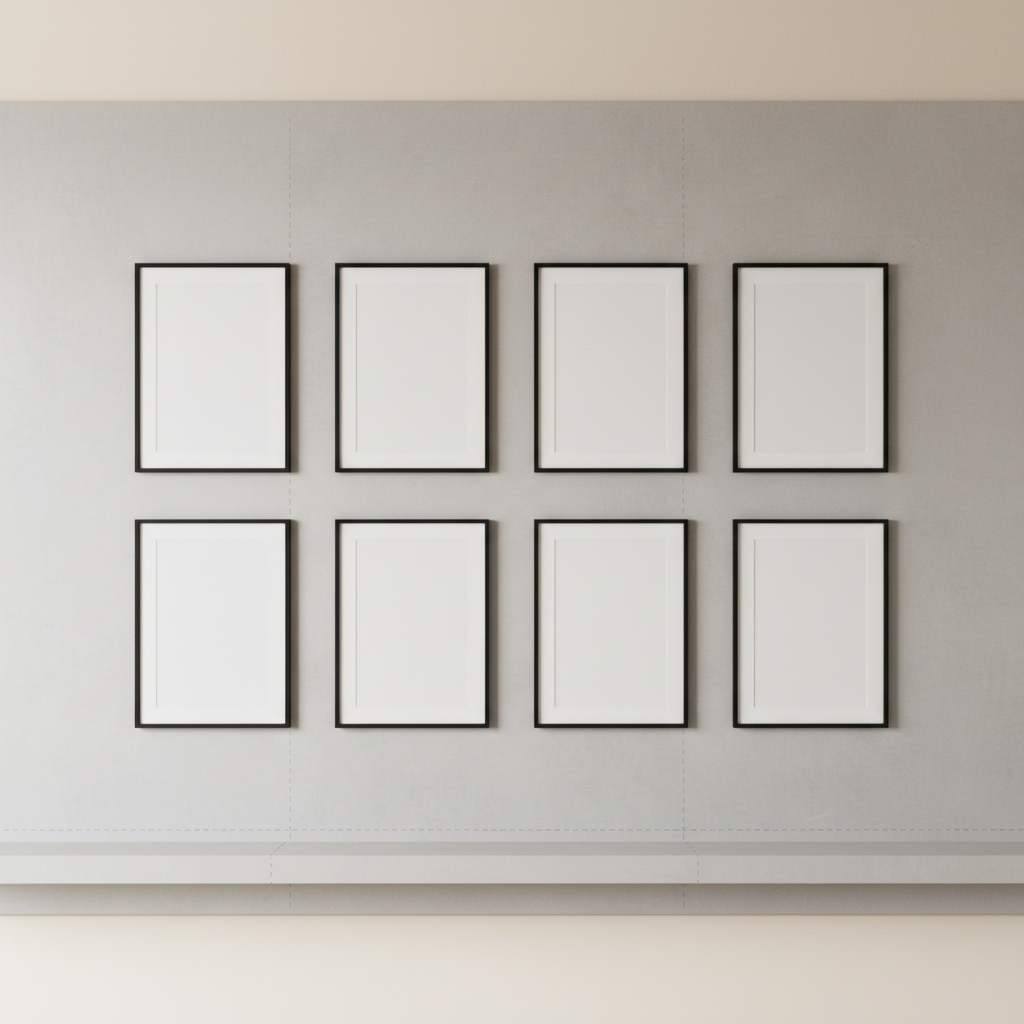 8x10 Frame Layout: Why Your Gallery Wall Looks Messy